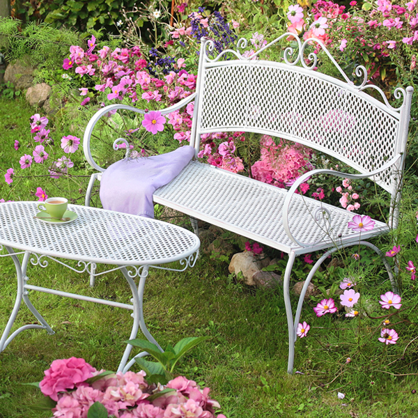 Gartenmöbel "Capri" Weiß